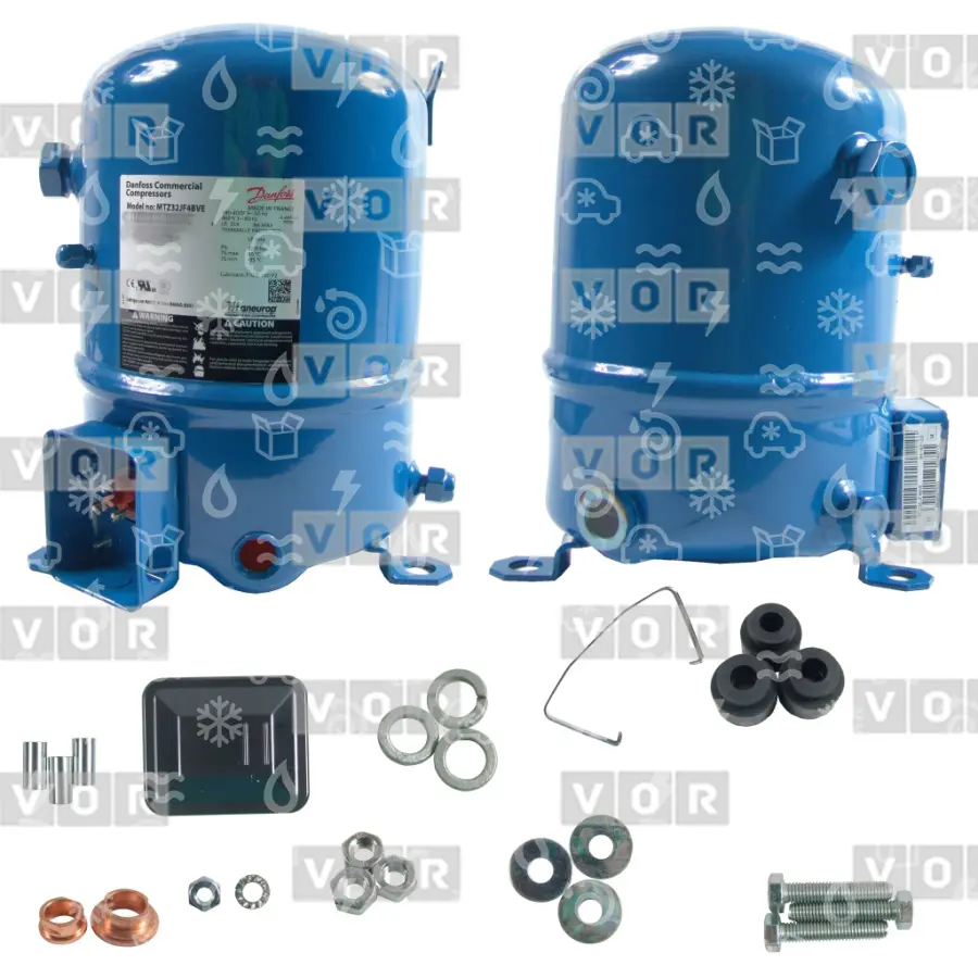 kompresor Maneurop MTZ-32JF4V, MBP - R134a, R404A, R407C, 380 V, 380-400V/3/50Hz, 460/3/60 Hz